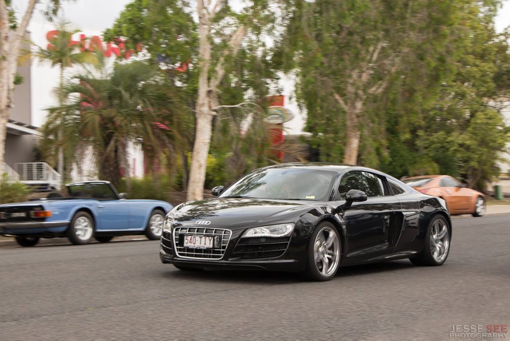The 2009 model Audi R8. The 2009 model Audi R8.